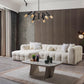 Ivy Ivory Boucle LAF 110" Sectional - Pay On Delivery $1,410.00