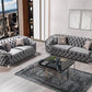 Lupino Gray Velvet Sofa & Loveseat - Pay On Delivery $1,590.00