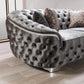 Lupino Gray Velvet Sofa & Loveseat - Pay On Delivery $1,590.00