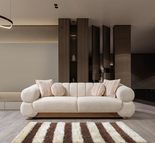 Destina Ivory Boucle Sofa 96" & Loveseat 81" Pay On Delivery $1,640.00