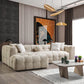 Ivy Sand Boucle LAF 110" Sectional - Pay On Delivery $1,410.00
