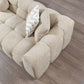 Ivy Sand Boucle LAF 110" Sectional - Pay On Delivery $1,410.00