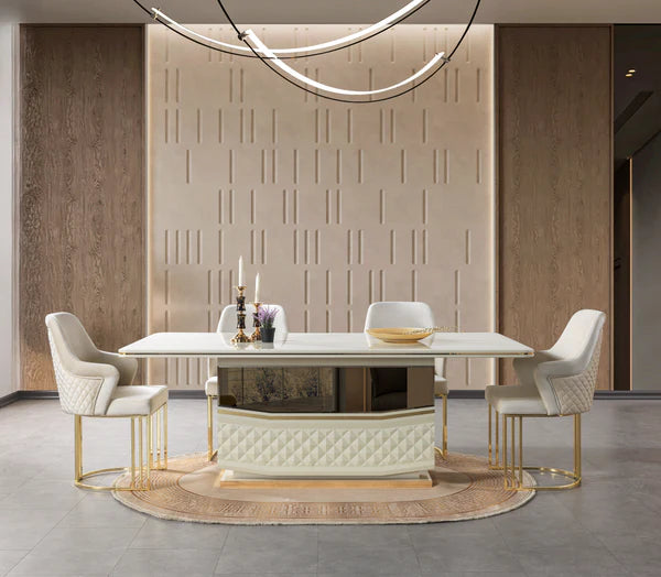 Anica Ivory 7-Piece Dining Set - Pay On Delivery $1,680.00