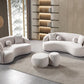 Bonita Ivory Velvet Sofa 91" & Loveseat 81""Pay On Delivery $1,590.00
