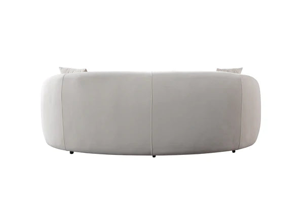 Bonita Ivory Velvet Sofa 91" & Loveseat 81""Pay On Delivery $1,590.00