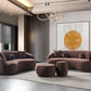 Bonita Coffee Velvet Sofa 91" & Loveseat 81" Pay On Delivery $1,590.00