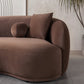 Bonita Coffee Velvet Sofa 91" & Loveseat 81" Pay On Delivery $1,590.00