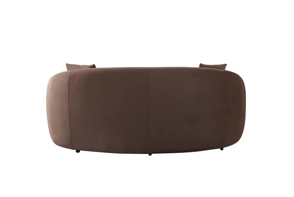 Bonita Coffee Velvet Sofa 91" & Loveseat 81" Pay On Delivery $1,590.00