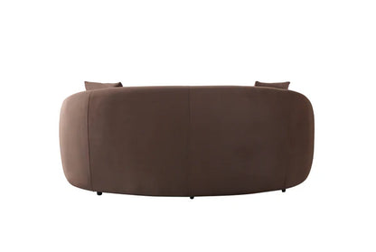 Bonita Coffee Velvet Sofa 91" & Loveseat 81" Pay On Delivery $1,590.00
