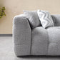 Ivy Gray Boucle RAF 110" Sectional - Pay On Delivery $1,410.00