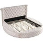 5202IV BRIGITTE BED FRAME IVORY Platform Bed Queen - Pay On Delivery $715.00