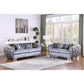 S2004 Mila (Grey) Velvet Sofa & Loveseat - Pay On Delivery $1,350.00
