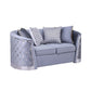 S3800 Athena (Grey) Velvet Sofa & Loveseat - Pay On Delivery $1,310.00