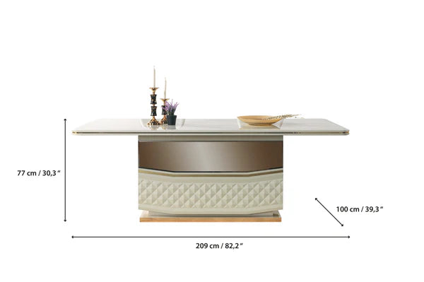 Anica Ivory 7-Piece Dining Set - Pay On Delivery $1,680.00