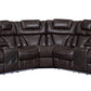 Alexa2023 Brown Reclining Sectional