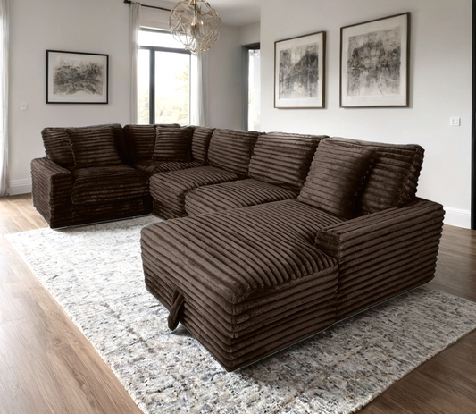 ALISSON MOCHA - Modular Sectional - Pay On Delivery $1,090.00