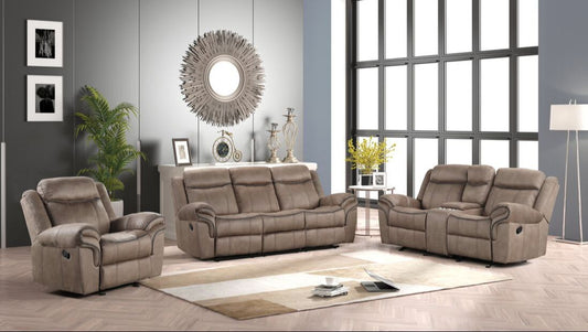 Andres Brown - 3pc Reclining Living Room