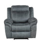 Andres Grey - 3pc Reclining Living Room Set