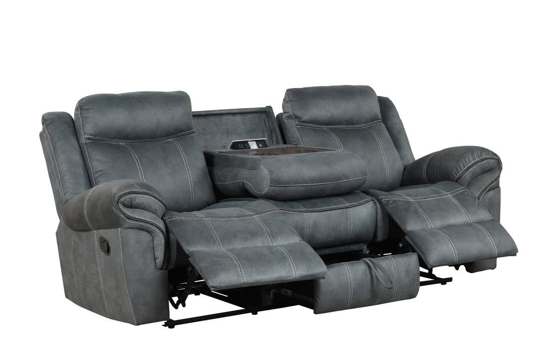 Andres Grey - 3pc Reclining Living Room Set