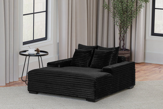 3400 Black Chaise Lounge - Pay On Delivery $550.00