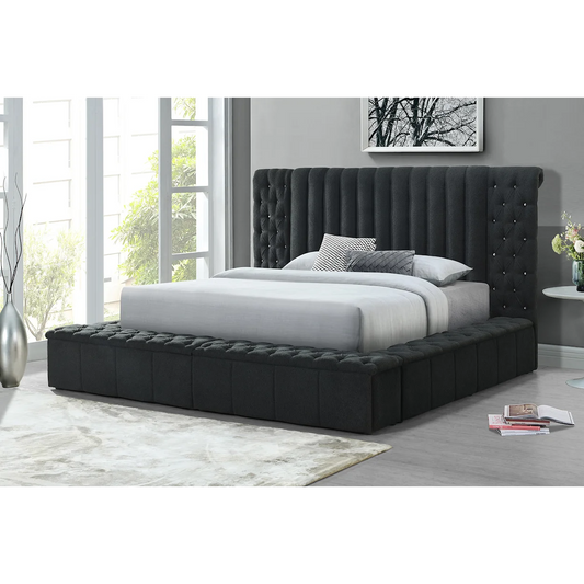 ALL DANBURY CHARCOAL BED KING