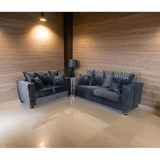 S310 Rivera (Black) Sofa & Loveseat - Pay On Delivery $630.00