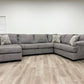BRENTWOOD GRAY SECTIONAL - Pay On Delivery $1,110.00