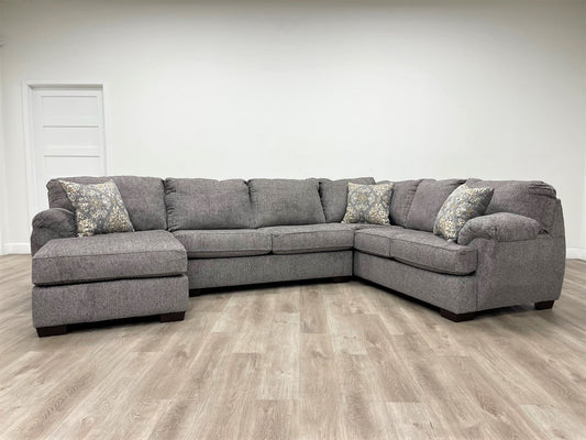 BRENTWOOD GRAY SECTIONAL - Pay On Delivery $1,110.00