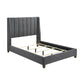 5264CL-ALL AGNES QUEEN BED CHARCOAL - Pay On Delivery $350.00