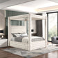 Castle Cream Platform Bed - Queen