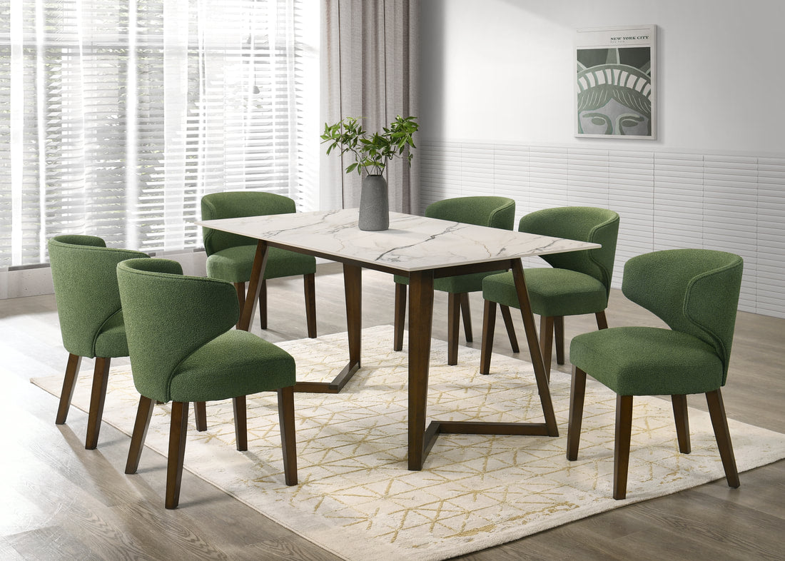 CAVA20 Dining Table + 6 Chair Set - Pay On Delivery $750.00