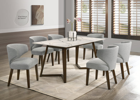 CAVA30 Dining Table + 6 Chair Set - Pay On Delivery $750.00