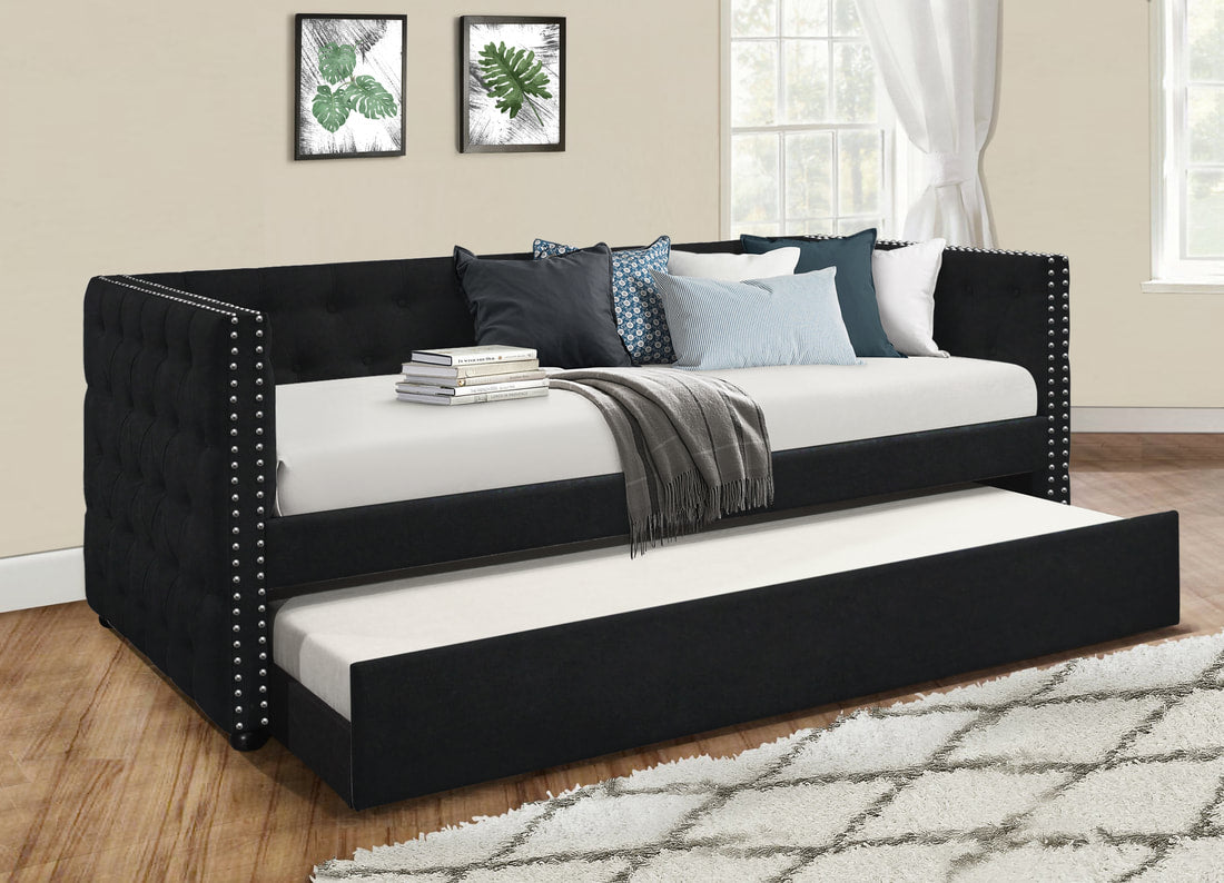 Black Daybed with Trundle - Pay on Delivery $380.00