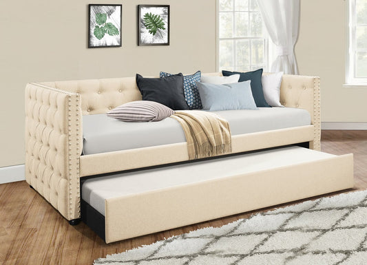 Beige / Sand Daybed with Trundle - Pay on Delivery $380.00