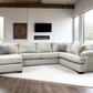 BRENTWOOD LINEN SECTIONAL - Pay On Delivery $1,110.00