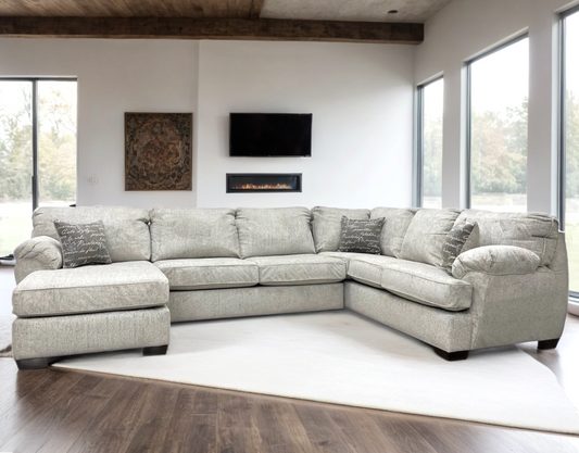 BRENTWOOD LINEN SECTIONAL - Pay On Delivery $1,110.00