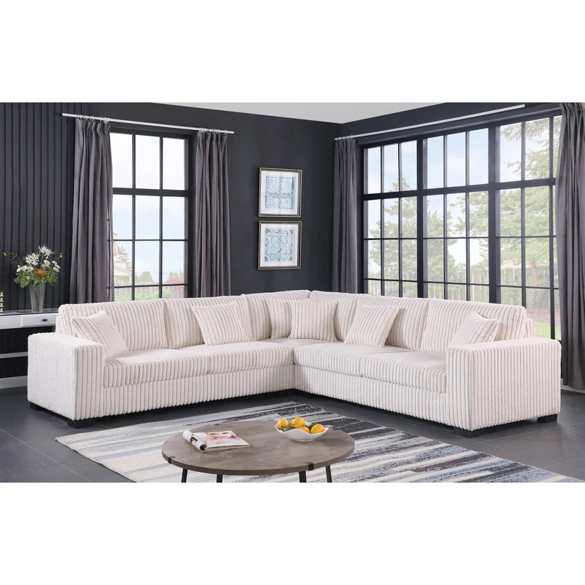 S861 Comfy II Cream Sectional - Pay On Delivery $1,150.00