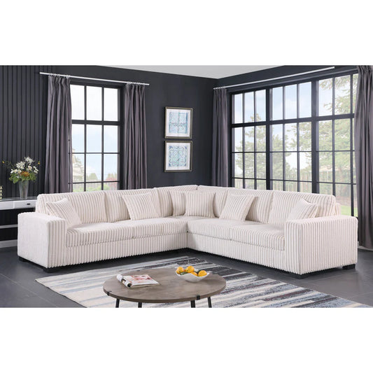 S861 Comfy II Cream Sectional - Pay On Delivery $1,150.00