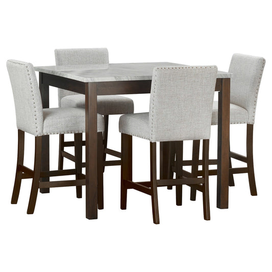 Dior10 - Pub Table + 4 Chair Set - Pay On Delivery $460.00
