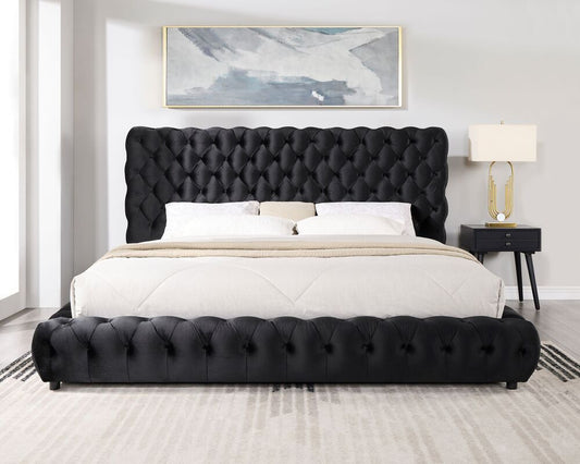 Dream Black Platform Bed Queen - Pay On Delivery $430.00