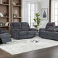 Dynamo2-CHARCOAL 3PC Reclining Set