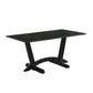 Hamilton ONYX Black Dining Table + 6 Chair Set - Pay On Delivery $750.00