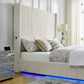 B300 Belinda (White) 6FT Queen Platform Bed - Pay On Delivery $430.00