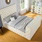 Future Beige KIng  Platform Bed