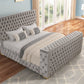 Future Gray King Platform Bed