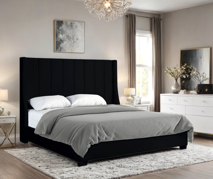 HH407 6FT Black King Bed - Pay On Delivery $420.00