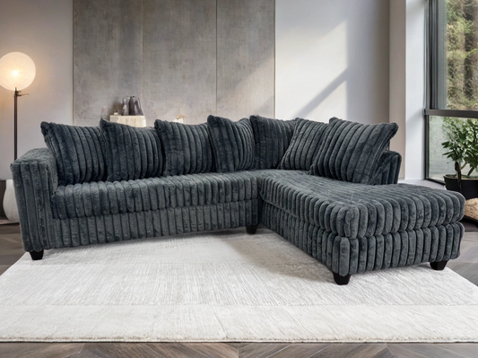510 - Sectional (Charcoal) - Pay On Delivery $710.00