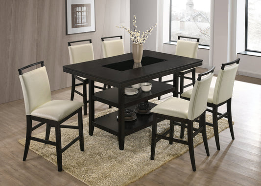 Tommy White - Counter Height Table + 6 Chairs - Pay On Delivery $730.00