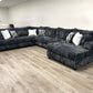 9900 Charcoal - 4PC Oversized Sectional - Pay On Delivery $1,630.00