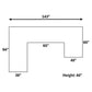 S319 Austin Charcoal Sectional - Pay On Delivery $1,270.00